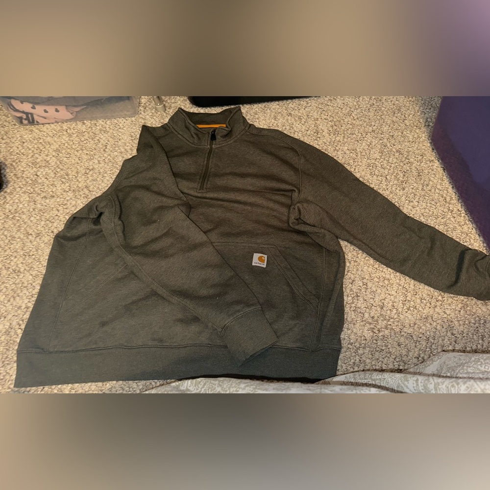 Sage green Carhartt pullover -men’s 2XL relaxed fit